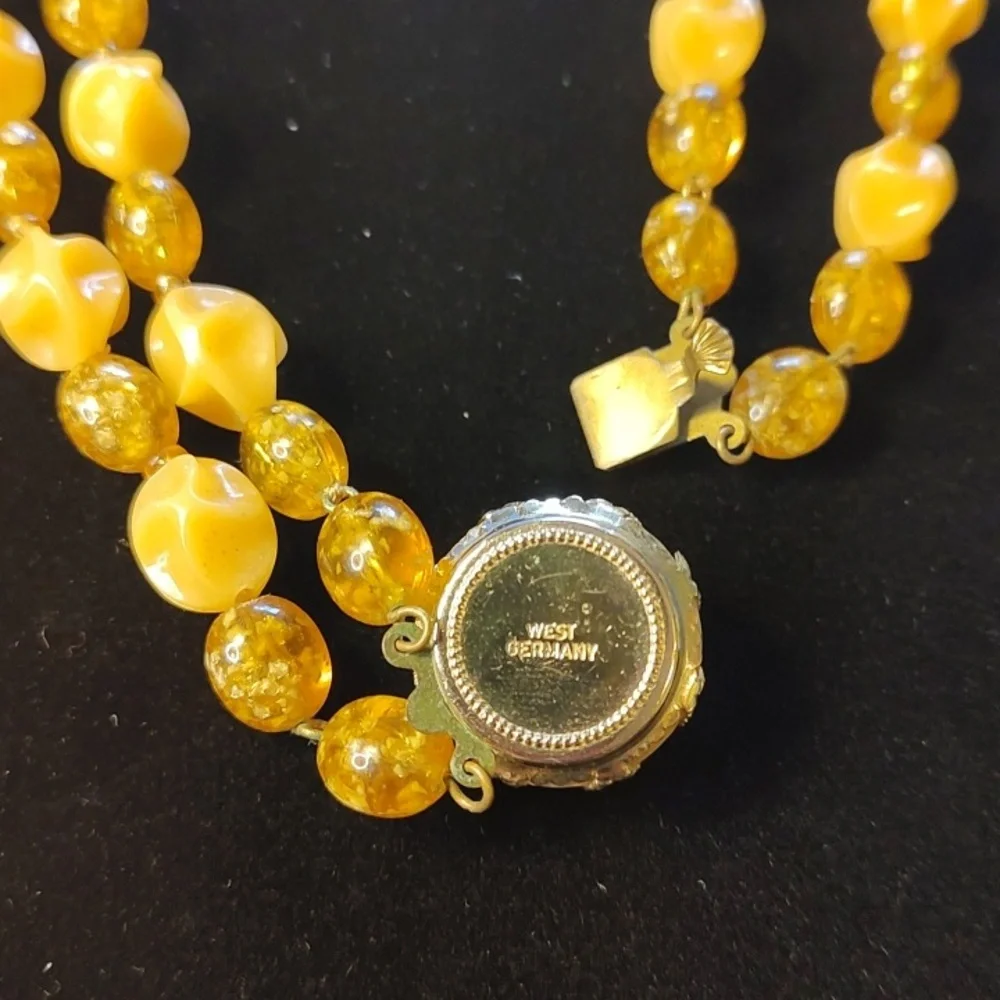 West Germany Beaded Necklace Set - Picture 6 of 8